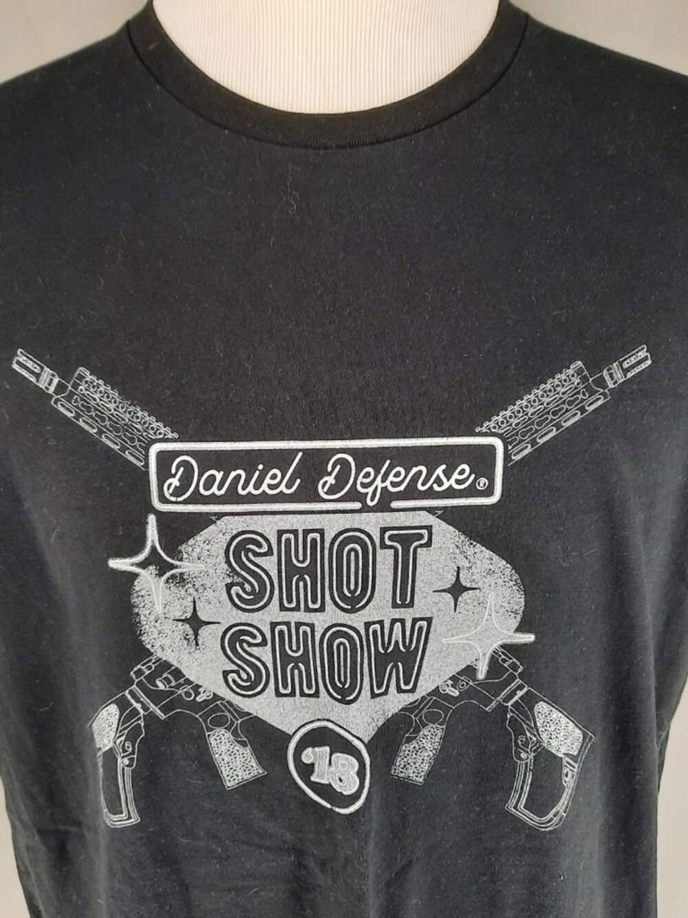 Daniel Defense Shot Show Black T-shirt Men's XL Tactical Nine Line Apparel